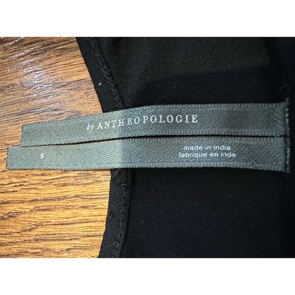 Anthropologie Women's Cami Tank Top Black Size S Minimalist Layering Staple - Picture 5 of 8